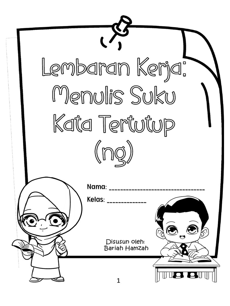 MODUL Menulis Suku Kata Tertutup NG | PDF
