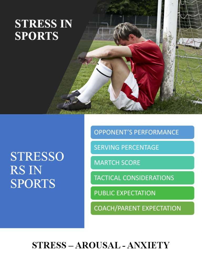 Stress in Sports PDF Stress (Biology) Anxiety