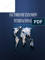 Factores de Expansión Internacional