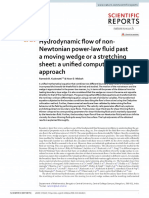 Hydrodynamic Flow of Non-Newtonian Power-Law Fluid Past A Moving Wedge or A Stretching Sheet - A Unified Computational Approach - Enhanced Reader