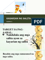 Kayarian Ng Salita-Aralin 1- Fil 5