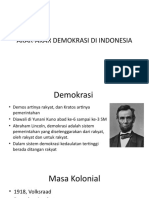 Akar-Akar Demokrasi Di Indonesia