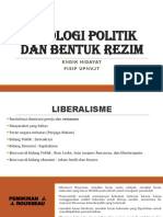 Ideologi Politik Dan Bentuk Rezim