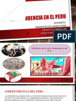 La independencia del Perú: Rebeliones y movimientos sociales antes del proceso