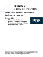 ACTIVIDAD Del Texto y Argumentación