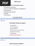 Webinar 2 - SCRIPTS in Thermoflow Programs