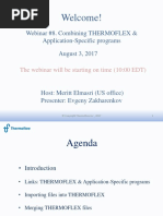 Webinar 8 - Combining THERMOFLEX & Application-Specific Programs