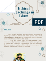 Ethical Teaching in Islam