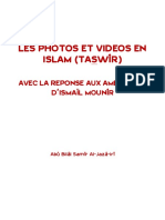 Les Photos Et Videos en Islam Taswîr Avec La Reponse Aux Ambiguïtes