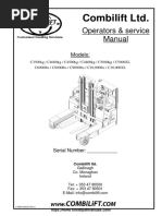 COMBILIFT C6000 14 - 26,000 Operator & Service Manual 07 | PDF | Truck ...