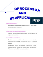 Microprocessor and Its Applications