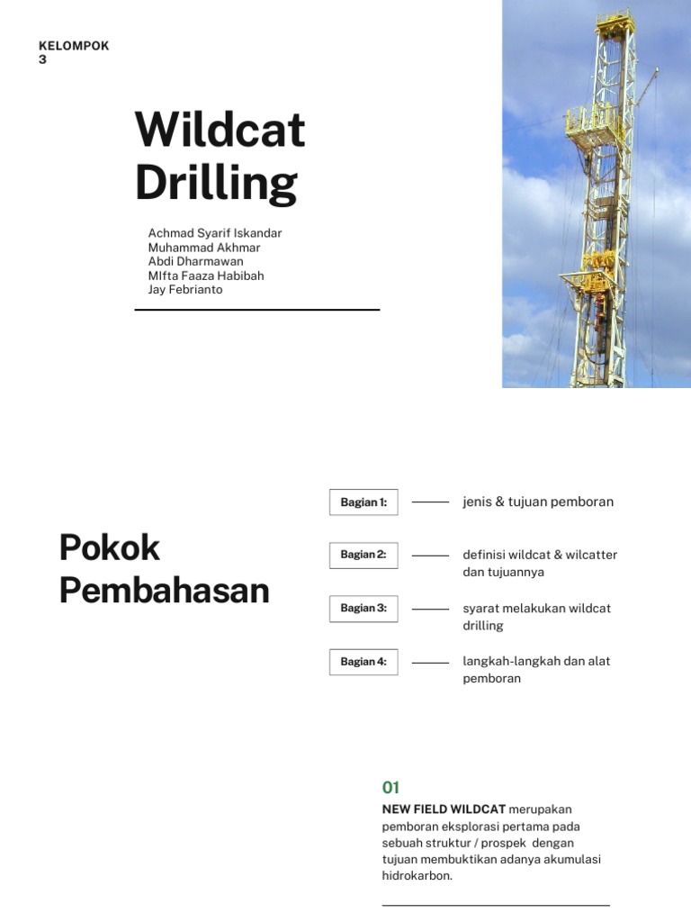 Panduan Wildcat Drilling dan Alatnya | PDF | Teknologi & Rekayasa