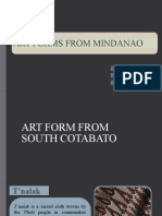 Art forms of Mindanao