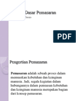 Dasar Dasar Pemasaran