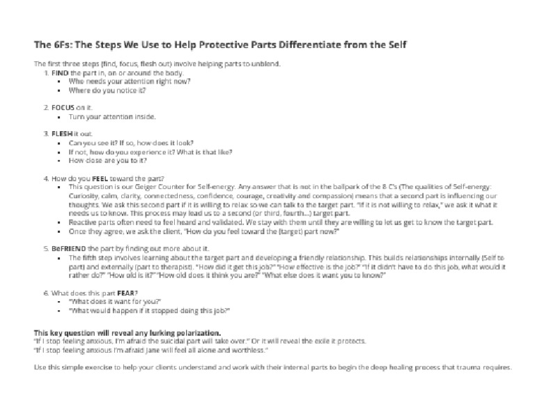 6 F's | PDF