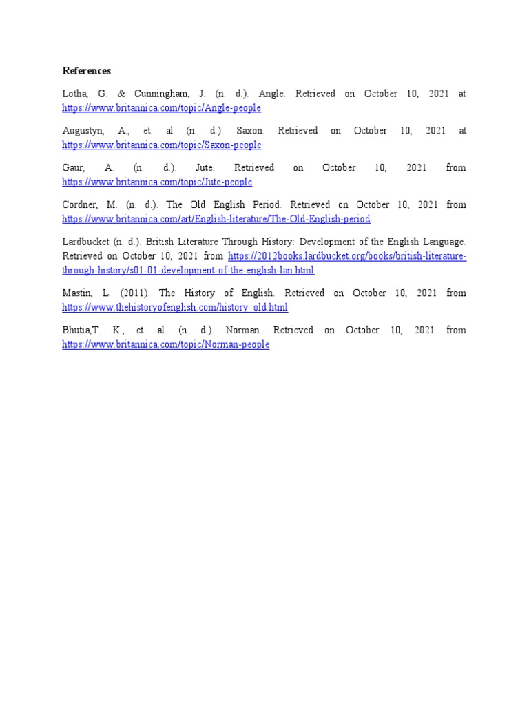 EL115 Task2 References | PDF