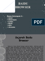Kelas 9 Presentasi Browser Baidu