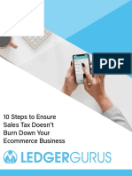 10 Steps To Ensure Sales Tax Doesn't Burn Down Your Ecommerce Business