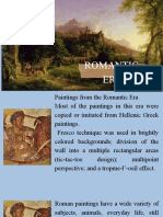 Romantic Era & Byzantine Paintings, Sculptures, Architecture