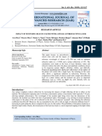 Impact of Texturing Silicon Coated With A Single Antireflective Layer