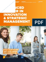 Brochure Advanced Master in Innovation & Strategic Management AMISM-EN