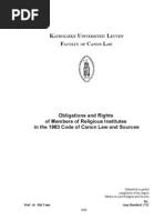 Download Rights and Obligations of Members of Religious Orders by Amy Hereford SN6006715 doc pdf