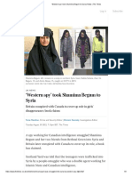Western Spy' Took Shamima Begum To Syria - News - The Times