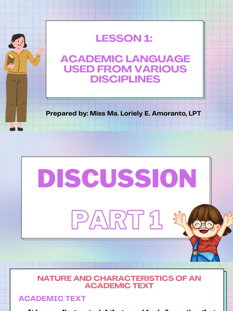 Characteristics of Academic Language | PDF | Thesis | Essays