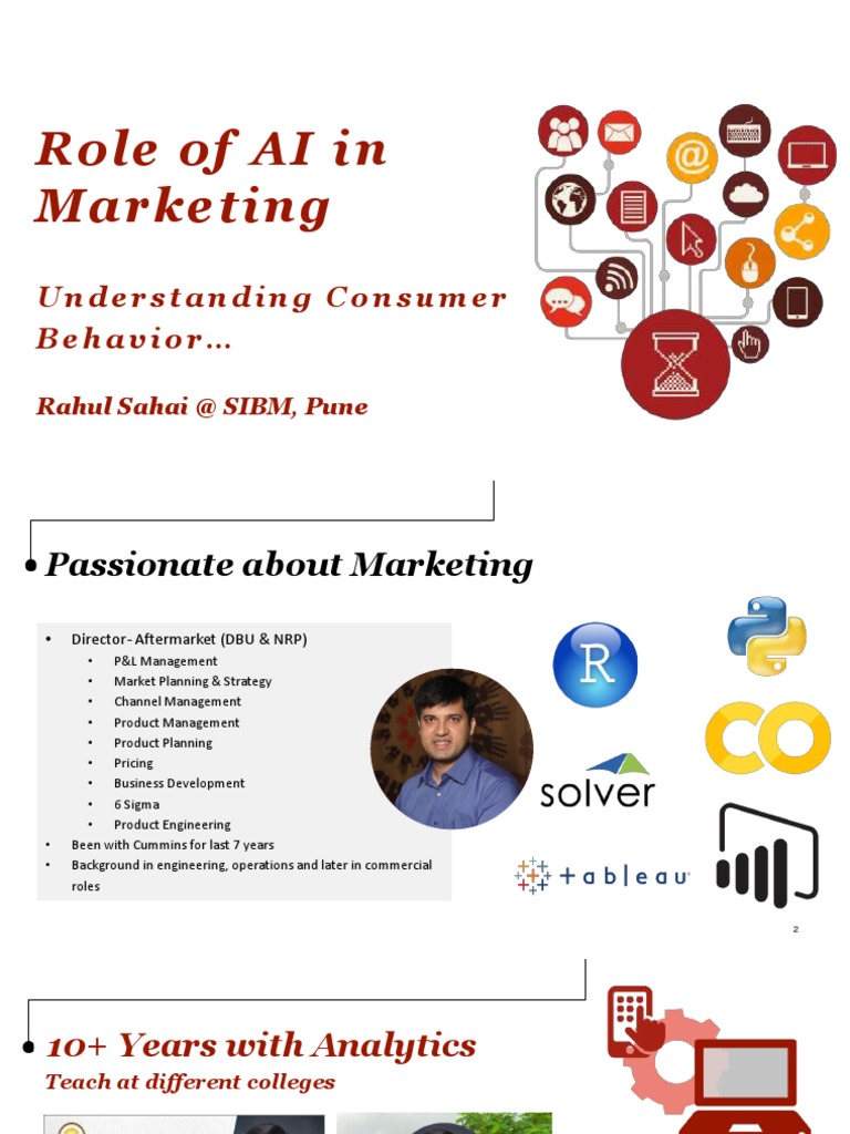 Role Of Ai In Marketing Rahul Sahai Pdf Parsing Human Communication