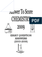 Essay Question Answers