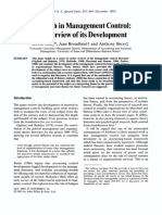 2 - British Journal of Management - Management Control - An Overview of Its Development
