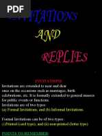 Xii W.S. PPT of Invitation and Replies