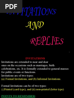 Xii w.s. Ppt of Invitation and Replies-converted