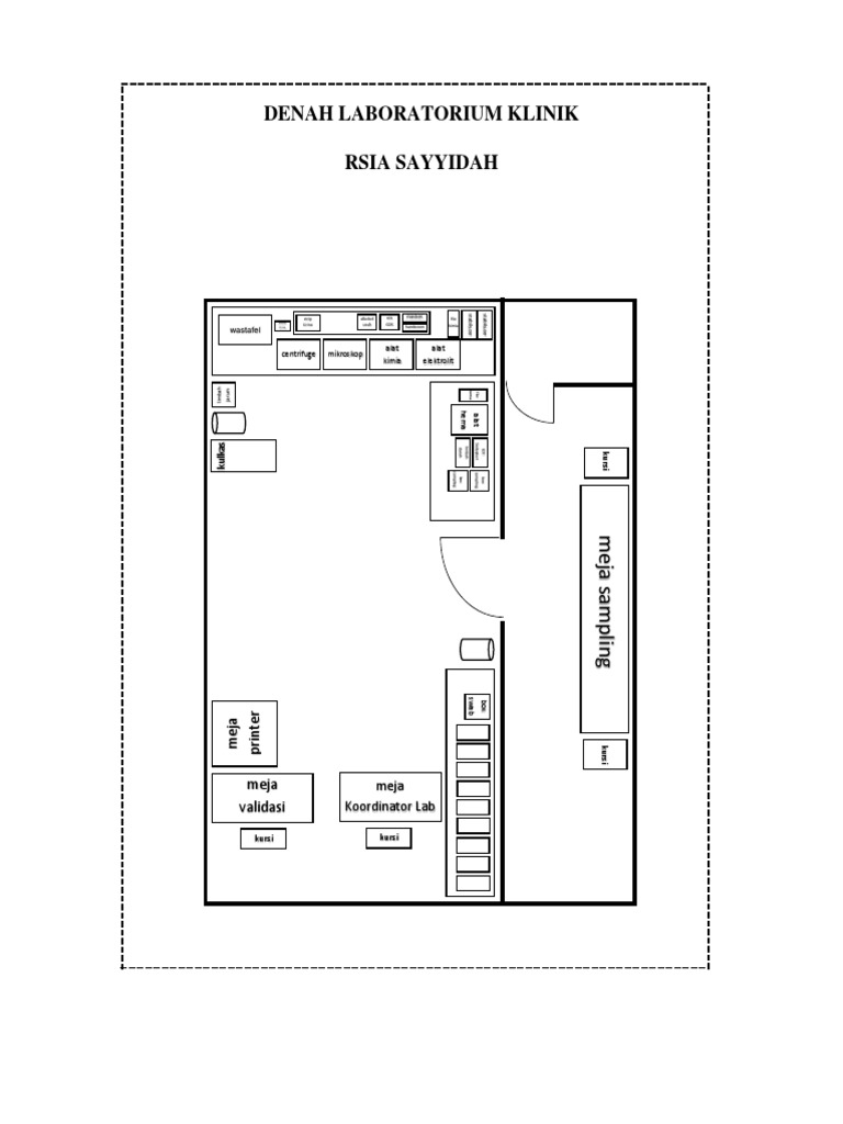 Denah Laboratorium Klinik | PDF