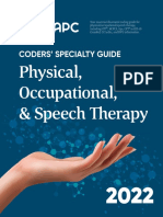 Physical, Occupational, & Speech Therapy: Coders' Specialty Guide