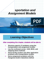 Transportation and Assignment Models