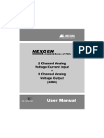 ED-2002-099 Mixed Analog Module (2364) User Manual