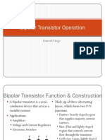 Bipolar Transistor Operation