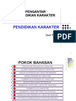 Pengantar Pendidikan Karakter