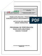 PDF Programa de Perforacion Pozo Exploratorio Ixachi 1101exp Compress