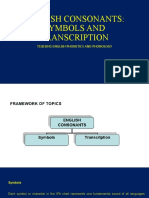 English Symbols and Transcrption