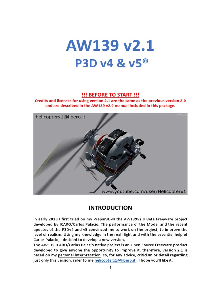 AW139 v2.1 PDF Helicopter Transport