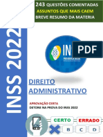 Direito Administrativo INSS 2022