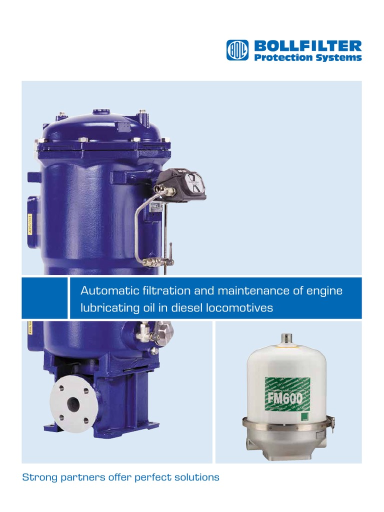 Automatic Filter Type 6.46 With Centrifuge en BOLLFILTER 1 PDF Filtration Lubricant