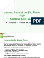 IFSP Campus SP apresenta tópicos em eficiência energética