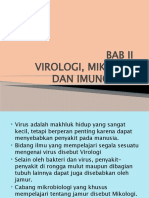 Bab II Virologi, Mikologi Dan Imunologi