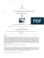 Genealogía Sanguínea Humana en Tres Generaciones de La Familia Rendón Arias