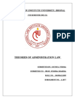 Theories of Administration Law Explained