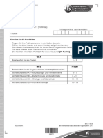 Biology Paper 3 (German) SL