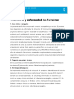 Vitamina E y Enfermedad de Alzheimer